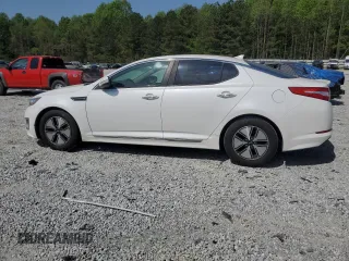 2012 Kia Optima Hybrid with VIN KNAGM4AD2C5024204, listed as a Copart auction lot 51209595 with 165,222 mi miles and Clean Title. Bid and sale history available at carsss.com. Image 2.