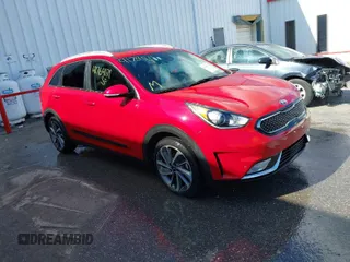 2018 Kia Niro Touring with VIN KNDCE3LC6J5119973, listed as a IAAI auction lot 41764171 with 1 mi miles. Bid and sale history available at carsss.com. Image 1.