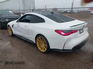2023 BMW M4 Competition with VIN WBS33AZ04PCM35831, listed as a IAAI auction lot 41429211 with 20,162 mi miles. Bid and sale history available at carsss.com. Image 3.