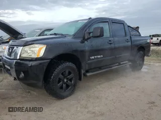 2013 Nissan Titan S with VIN 1N6AA0EC1DN302813, listed as a Copart auction lot 76369234 with 103,304 mi miles and Salvage Title. Bid and sale history available at carsss.com. Image 1.