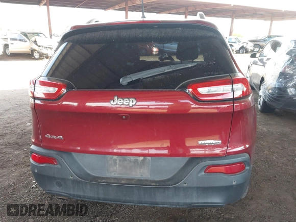 2017 Jeep Cherokee Latitude with VIN 1C4PJMCB4HW570754, listed as a IAAI auction lot 42159375 with 154,887 mi miles. Bid and sale history available at carsss.com. Image 16.