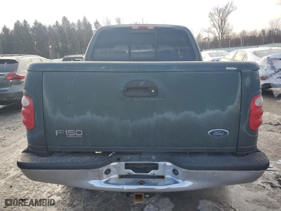 2001 Ford F-150 SuperCrew XLT with VIN 1FTRW07W81KF37351, listed as a Copart auction lot 47599485 with 306,038 mi miles and Salvage Title. Bid and sale history available at carsss.com. Image 6.