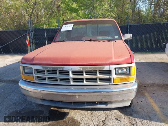 1991 Dodge Dakota "S" with VIN 1B7FL26X4MS257044, listed as a IAAI auction lot 42038980 with 120,127 mi miles. Bid and sale history available at carsss.com. Image 12.