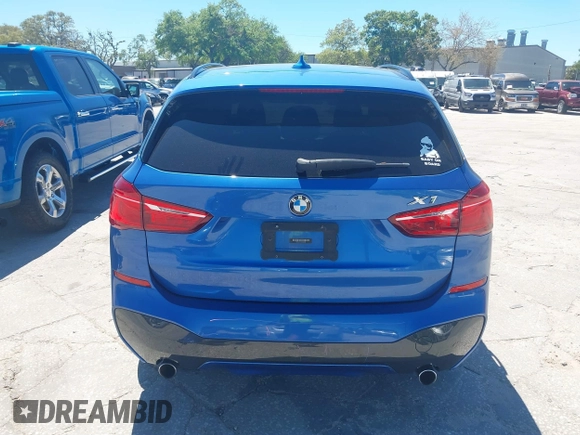 2017 BMW X1 sDrive28i with VIN WBXHU7C31H5H33281, listed as a IAAI auction lot 41814792 with 55,756 mi miles. Bid and sale history available at carsss.com. Image 17.
