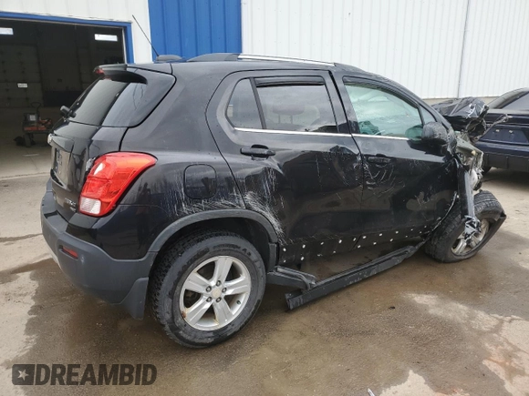 2016 Chevrolet Trax LT with VIN 3GNCJPSBXGL205511, listed as a Copart auction lot 53418195 with Not Provided miles and Non Repairable. Bid and sale history available at DreamBid. Image 3.