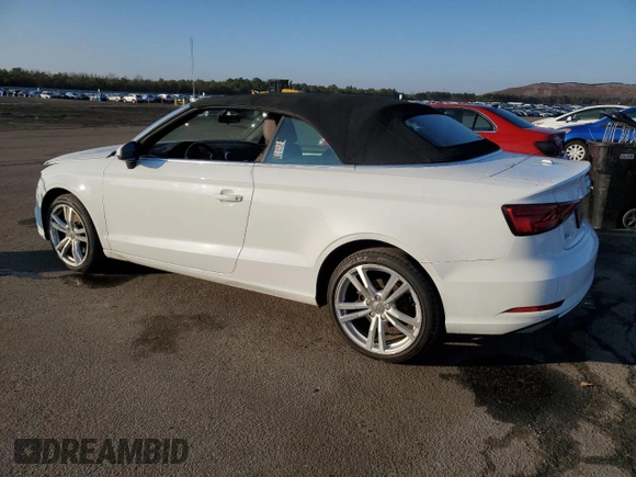 2018 Audi A3 2.0T Premium with VIN WAU78LFF7J1010246, listed as a Copart auction lot 84117344 with 48,042 mi miles and Non Repairable. Bid and sale history available at carsss.com. Image 2.