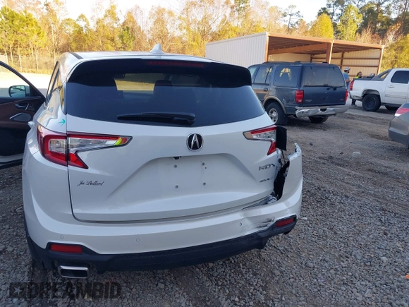 2023 Acura RDX w/Advance Package with VIN 5J8TC2H73PL004653, listed as a IAAI auction lot 41158320 with 4,692 mi miles. Bid and sale history available at carsss.com. Image 16.