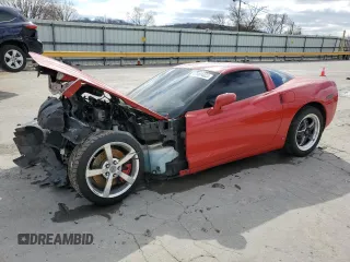 2008 Chevrolet Corvette with VIN 1G1YY26W485113072, listed as a Copart auction lot 47881425 with 96,051 mi miles and Salvage Title. Bid and sale history available at carsss.com. Image 1.