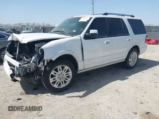 2014 Ford Expedition Limited with VIN 1FMJU1K50EEF00592, listed as a IAAI auction lot 41828325 with 184,030 mi miles and . Bid and sale history available at DreamBid. Image 18.