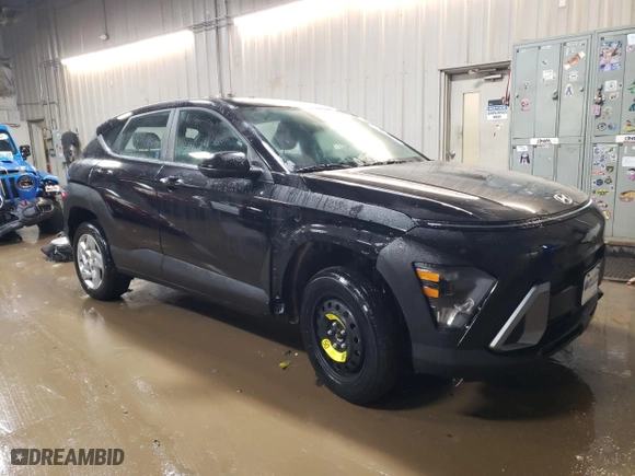 2024 Hyundai Kona SE with VIN KM8HACAB3RU061068, listed as a Copart auction lot 41608975 with 7,412 mi miles and Salvage Title. Bid and sale history available at carsss.com. Image 4.