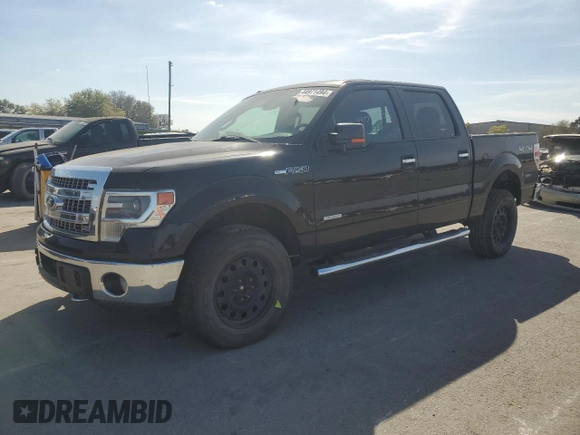 2014 Ford F-150 XL with VIN 1FTFW1ET8EFB76090, listed as a Copart auction lot 44971494 with 150,455 mi miles and Clean title. Bid and sale history available at DreamBid. Image 1.