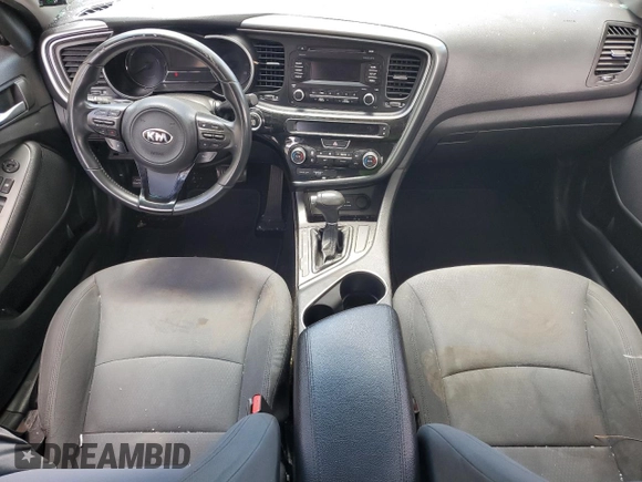 2015 Kia Optima Hybrid with VIN KNAGM4AD6F5083356, listed as a Copart auction lot 50904514 with 0 mi miles and Non Repairable. Bid and sale history available at carsss.com. Image 8.