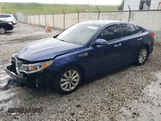 2017 Kia Optima EX with VIN 5XXGU4L39HG154393, listed as a Copart auction lot 60122115 with 89,728 mi miles and Salvage title. Bid and sale history available at DreamBid. Image 1.