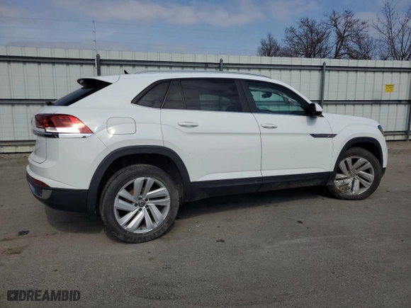 2021 Volkswagen Atlas Cross Sport 3.6L V6 SE w/Technology with VIN 1V2JE2CA4MC229791, listed as a Copart auction lot 48929455 with 76,407 mi miles and Salvage Title. Bid and sale history available at carsss.com. Image 3.