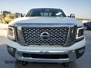2023 Nissan Titan XD PRO-4X with VIN 1N6AA1FB1PN109108, listed as a Copart auction lot 71021034 with 15,828 mi miles and Salvage Title. Bid and sale history available at carsss.com. Image 5.