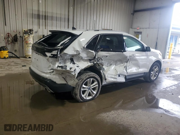 2020 Ford Edge SEL with VIN 2FMPK4J98LBB26604, listed as a Copart auction lot 61166725 with 36,936 mi miles and Salvage title. Bid and sale history available at DreamBid. Image 3.