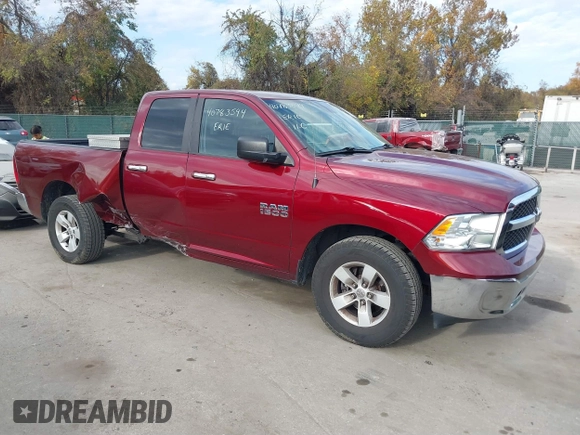 2017 Ram 1500 SLT z VIN 1C6RR6GG8HS747159, wystawiony jako IAAI lot #40783594 z przebiegiem 184 719 mil mil oraz . Historia ofert i sprzedaży dostępna na DreamBid. Obrazek 1.