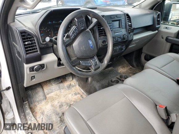 2017 Ford F-150 XL with VIN 1FTMF1C80HKE53252, listed as a Copart auction lot 52115105 with 185,662 mi miles and Clean Title. Bid and sale history available at carsss.com. Image 8.