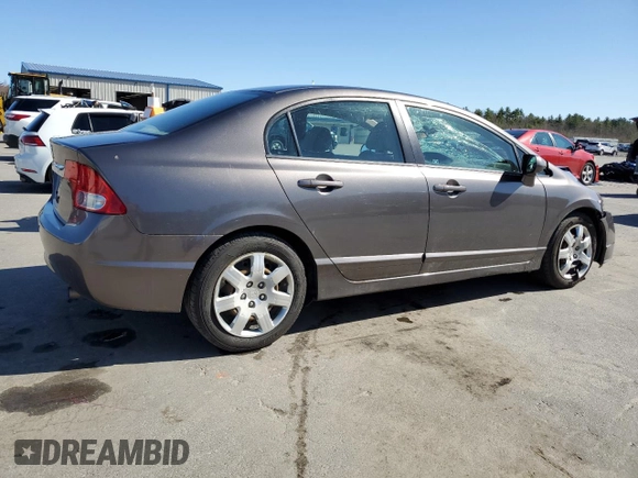 2009 Honda Civic LX z VIN 19XFA16559E016389, wystawiony jako Copart lot #53934915 z przebiegiem 112 966 mil mil oraz Szkoda całkowita • Salvage title. Historia ofert i sprzedaży dostępna na DreamBid. Obrazek 3.