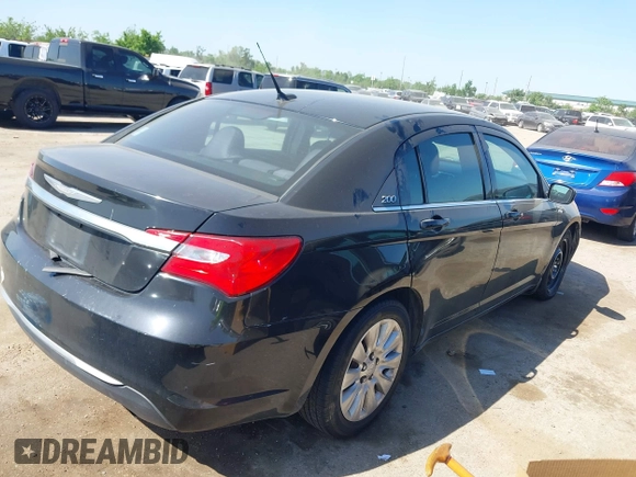 2014 Chrysler 200 LX with VIN 1C3CCBAB7EN208911, listed as a IAAI auction lot 41981884 with 144,239 mi miles and . Bid and sale history available at carsss.com. Image 4.