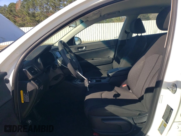2017 Kia Optima LX with VIN KNAGT4L39H5146413, listed as a Copart auction lot 80385494 with 50,668 mi miles and Salvage Title. Bid and sale history available at DreamBid. Image 7.