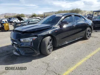 2023 Mercedes-Benz CLA 250 with VIN W1K5J4GBXPN334881, listed as a Copart auction lot 46140625 with 57,968 mi miles and Salvage Title. Bid and sale history available at DreamBid. Image 1.