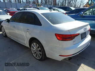 2017 Audi A4 Season of Audi ultra Premium with VIN WAUKMAF46HN050460, listed as a IAAI auction lot 41564088 with 126,988 mi miles. Bid and sale history available at carsss.com. Image 3.