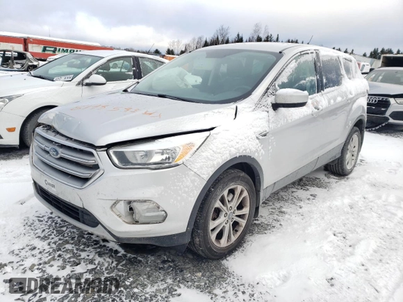2017 Ford Escape SE with VIN 1FMCU9GD3HUD69496, listed as a Copart auction lot 81985834 with 190,248 mi miles and Salvage Title. Bid and sale history available at carsss.com. Image 1.