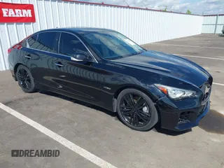 2014 Infiniti Q50 Hybrid Premium with VIN JN1AV7AP8EM691436, listed as a IAAI auction lot 42138263 with 93,253 mi miles and . Bid and sale history available at DreamBid. Image 1.