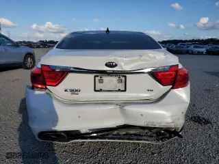 2015 Kia K900 Luxury with VIN KNALW4D4XF6018461, listed as a Copart auction lot 86055044 with 147,141 mi miles and Salvage Title. Bid and sale history available at carsss.com. Image 6.