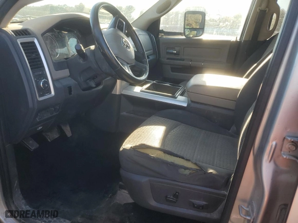 2011 Ram 2500 SLT with VIN 3D7UT2CL2BG542411, listed as a Copart auction lot 80586014 with 0 mi miles and Salvage Title. Bid and sale history available at carsss.com. Image 7.