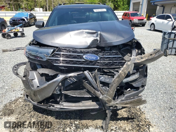 2020 Ford Explorer XLT with VIN 1FMSK8DH7LGA61080, listed as a Copart auction lot 52371865 with 74,027 mi miles and Salvage Title. Bid and sale history available at DreamBid. Image 5.