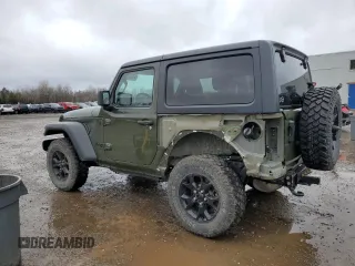 2021 Jeep Wrangler Sport S with VIN 1C4HJXAG3MW617318, listed as a Copart auction lot 85673324 with 66,450 mi miles and Salvage Title. Bid and sale history available at DreamBid. Image 2.