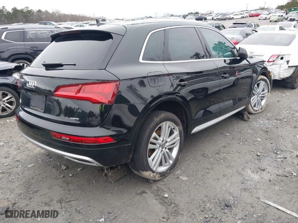 2019 Audi Q5 Premium Plus with VIN WA1BNAFY9K2144323, listed as a IAAI auction lot 41262761 with 71,979 mi miles. Bid and sale history available at carsss.com. Image 4.