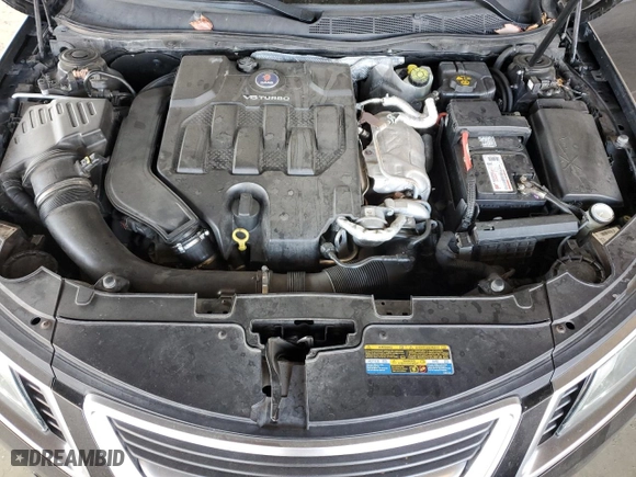 2010 Saab 9-5 Aero with VIN YS3GR4BJ1A4001064, listed as a Copart auction lot 84687424 with 121,169 mi miles and Salvage Title. Bid and sale history available at carsss.com. Image 11.