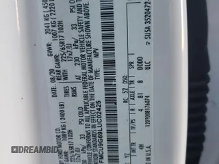 2020 Ford Escape SE with VIN 1FMCU9G69LUC02425, listed as a Copart auction lot 89215585 with 101,876 mi miles and Clean Title. Bid and sale history available at DreamBid. Image 13.