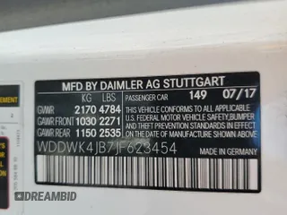 2018 Mercedes-Benz C 300 с VIN WDDWK4JB7JF623454, выставлен на аукционе Copart как лот 61343225 с пробегом 99 763 миль миль и Списание • Salvage title. История ставок и продаж доступна на DreamBid. Изображение 12.