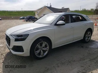 2023 Audi Q8 Premium with VIN WA1AVBF10PD024362, listed as a Copart auction lot 56148275 with 38,853 mi miles and Salvage title. Bid and sale history available at DreamBid. Image 1.