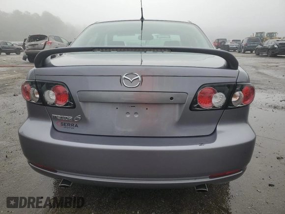 2008 Mazda 6 i Sport VE with VIN 1YVHP80C585M38433, listed as a Copart auction lot 79957794 with 102,642 mi miles and Salvage Title. Bid and sale history available at carsss.com. Image 6.