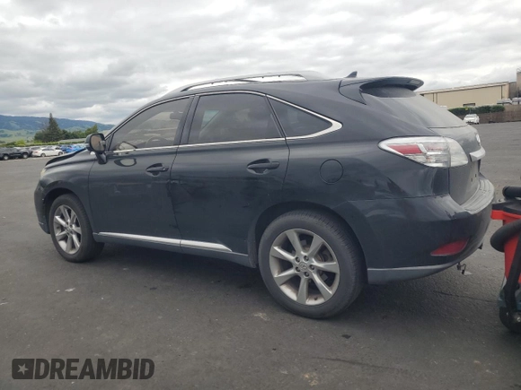 2012 Lexus RX 350 with VIN 2T2ZK1BA6CC072307, listed as a Copart auction lot 53301445 with 222,769 mi miles and Salvage Title. Bid and sale history available at DreamBid. Image 2.