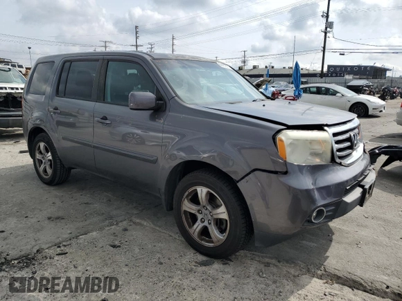 2014 Honda Pilot EX-L with VIN 5FNYF3H77EB016371, listed as a Copart auction lot 51467615 with 181,524 mi miles and Salvage Title. Bid and sale history available at carsss.com. Image 4.