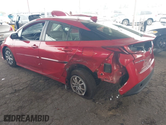 2021 Toyota Prius LE with VIN JTDKAMFP6M3189145, listed as a IAAI auction lot 42021116 with 80,722 mi miles and . Bid and sale history available at DreamBid. Image 3.