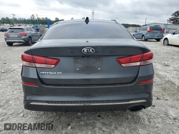 2020 Kia Optima LX with VIN 5XXGT4L32LG418503, listed as a Copart auction lot 54530305 with 198,593 mi miles and Salvage title. Bid and sale history available at DreamBid. Image 6.