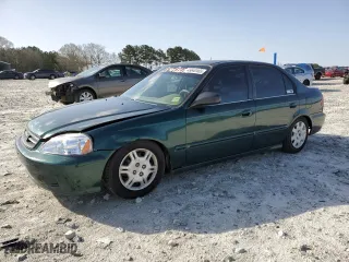 1999 Honda Civic VP with VIN 2HGEJ6617XH527272, listed as a Copart auction lot 49640465 with 278,909 mi miles and Salvage Title. Bid and sale history available at carsss.com. Image 1.