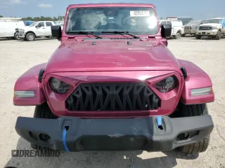 2021 Jeep Wrangler Unlimited Sahara с VIN 1C4JJXP68MW852703, выставлен на аукционе Copart как лот 52953795 с пробегом 25 437 миль миль и Списание • Salvage title. История ставок и продаж доступна на DreamBid. Изображение 5.