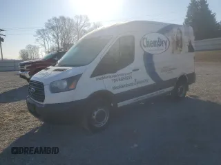 2017 Ford Transit with VIN 1FTYR1CM1HKB07796, listed as a Copart auction lot 42052045 with 143,766 mi miles and Salvage Title. Bid and sale history available at DreamBid. Image 1.