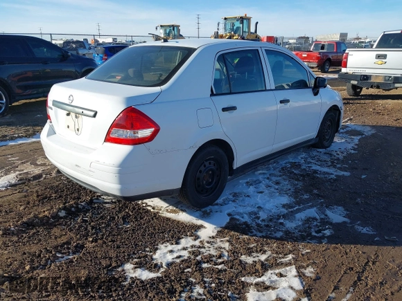 2010 Nissan Versa 1.6 with VIN 3N1CC1AP6AL385612, listed as a IAAI auction lot 41392745 with 195,521 mi miles. Bid and sale history available at carsss.com. Image 4.