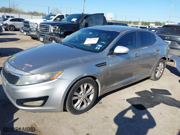 2013 Kia Optima LX with VIN 5XXGM4A75DG094211, listed as a IAAI auction lot 41752302 with 264,805 mi miles. Bid and sale history available at carsss.com. Image 18.