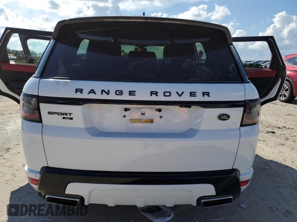 2022 Land Rover Range Rover Sport HST with VIN SALWS2RU2NA206436, listed as a Copart auction lot 73861634 with 0 mi miles and Salvage Title. Bid and sale history available at carsss.com. Image 6.