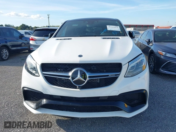 2018 Mercedes-Benz GLE 63 S AMG with VIN 4JGED7FB3JA099383, listed as a IAAI auction lot 41215972 with 44,057 mi miles and . Bid and sale history available at DreamBid. Image 6.